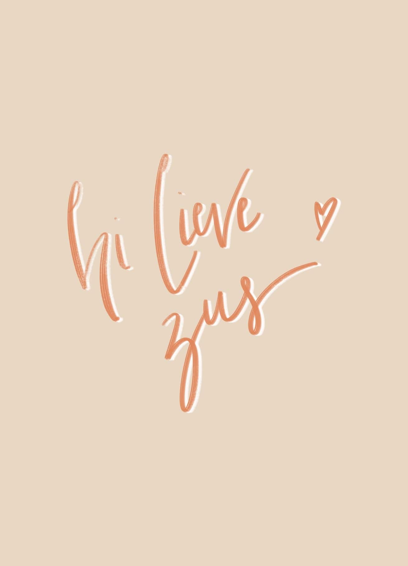 Lieve Zus
