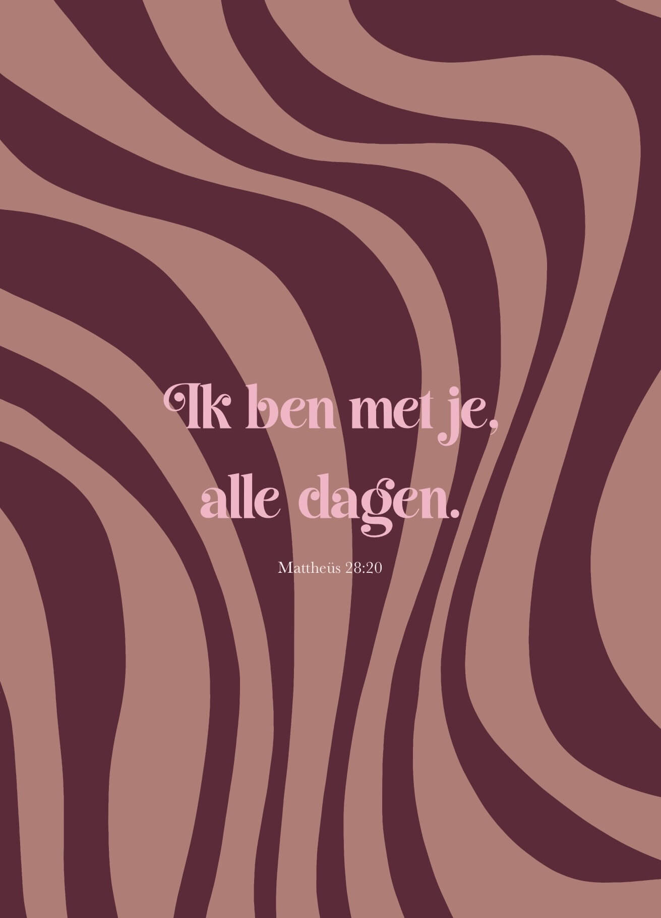 Ik ben met je