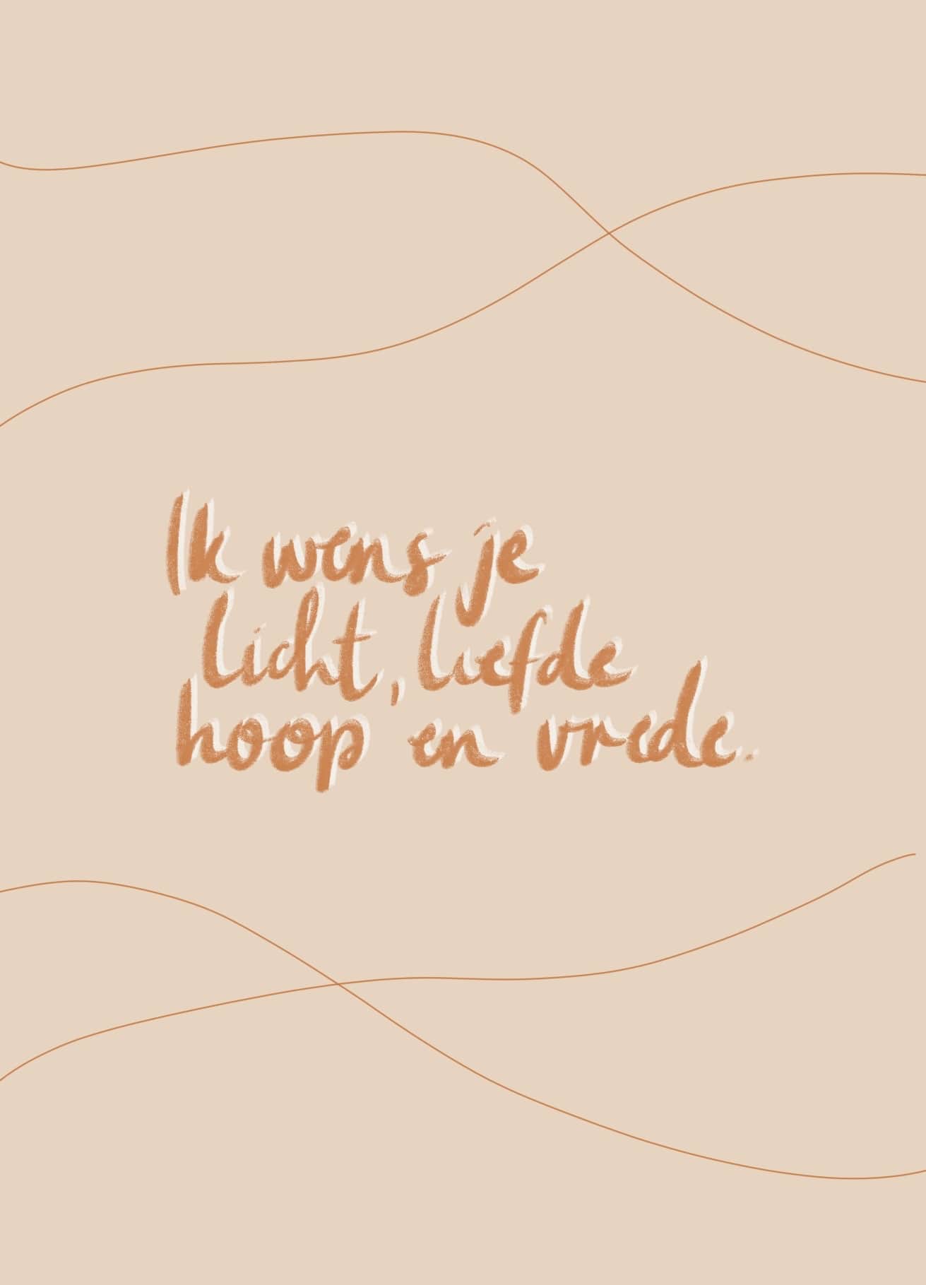 Ik wens je